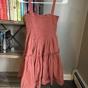 ASOS Size 6 Flowy Blush Rose Sundress